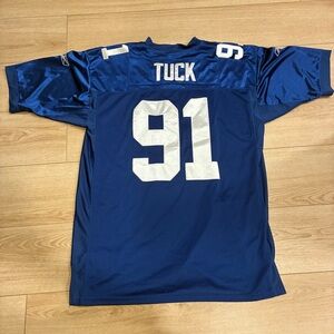 Vintage Reebok New York Giants Justin Tuck 91 NFL Football Jersey Size 54